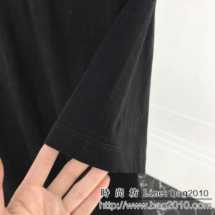 LV路易威登 銀河星空限量款 19SS早春新款 3D植絨印花LOGO短袖 情侶款 ydi1565